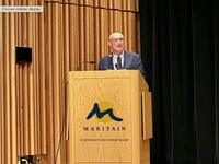 Prof. Hösle delivers Maritain Fellows Lecture, "What is Philosophy? And Why Does It Matter?" April, 2026