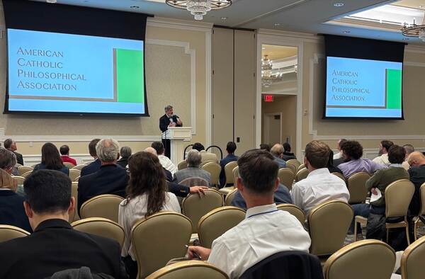 The Maritain Center Co-Sponsored the Annual American Catholic Philosophical Association meeting, Fall 2025